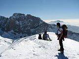 14 Vetta del Ferrantino con la Presolana da sfondo